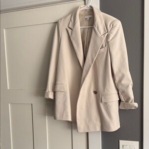 Topshop Cream Blazer